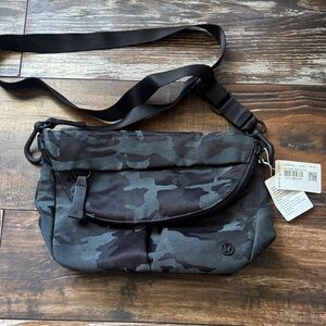 lululemon athletica Black Camo “All Night Festival Bag”